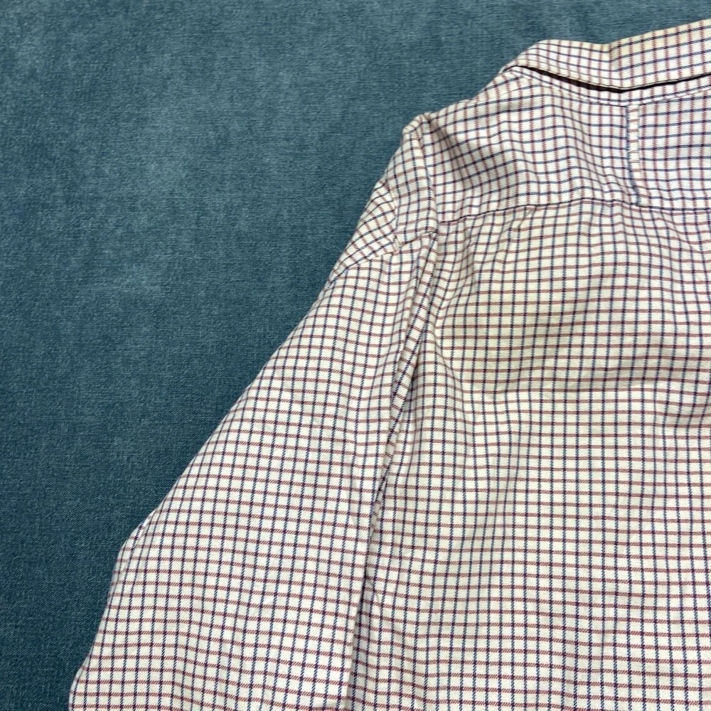 Banana Republic Luxe Flannel Shirt Mens M Multicolor Check Slim Fit Button Down